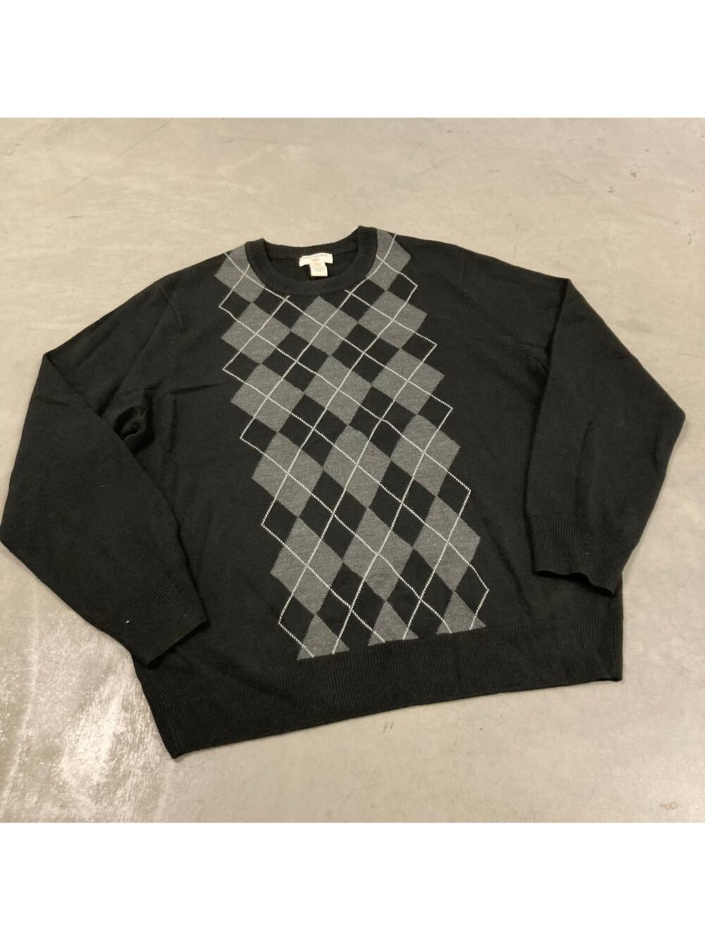 vintage patterned sweater